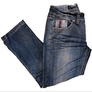 Vanilla Star Crop Distressed Jeans.